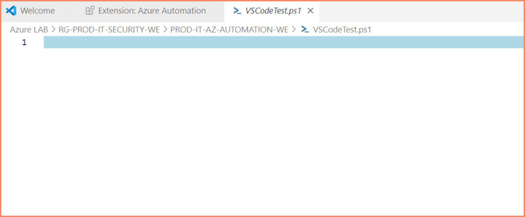 New Azure Automation Runbook 4